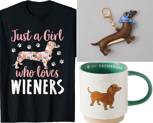 Funny Dachshund Gifts for Women: Shirts, Accessories & Cute Finds cover photo collage