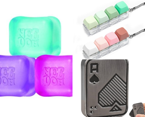 Fancy Fidgets cover photo collage