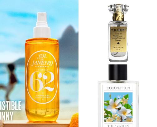 Summer scents cover photo collage