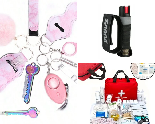 Self Defense & Emergency Gadgets cover photo collage