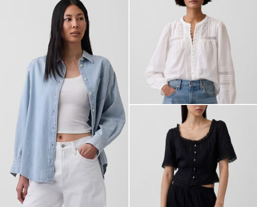Gap Spring 2026 Natural Fiber Finds cover photo collage