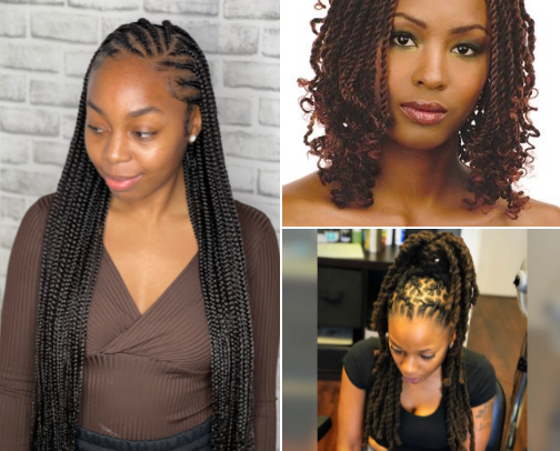 Hairstyles for Ladies cover photo collage