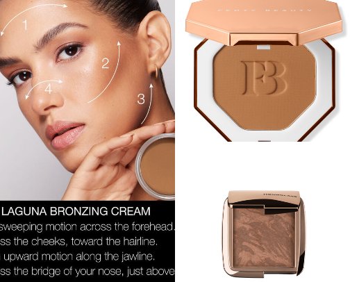 Bronzer cover photo collage