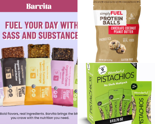 Clean, Delicious Protein Snacks for Breastfeeding Moms cover photo collage