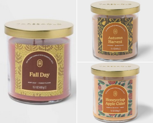 Fall decor/candles cover photo collage