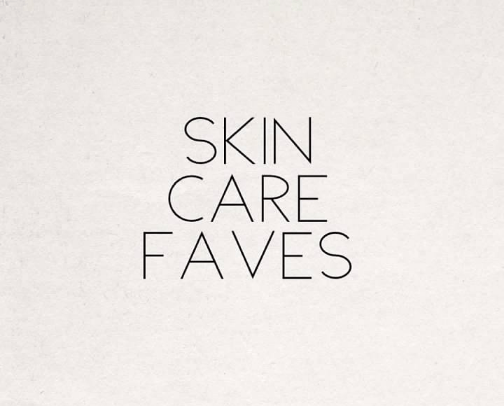 Skincare Faves cover photo collage