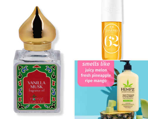 baddie scents to smell angelic cover photo collage