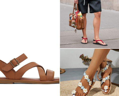 Summer Sandals cover photo collage