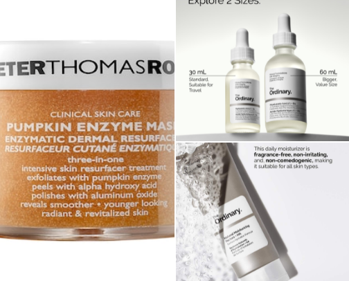 Beauty care cover photo collage