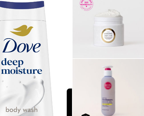 Body Products under $50 cover photo collage