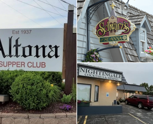 Supper Clubs in Wisconsin cover photo collage