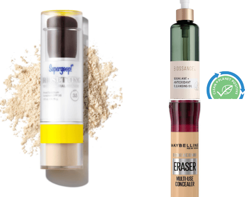 My favourite makeup/skincare products cover photo collage