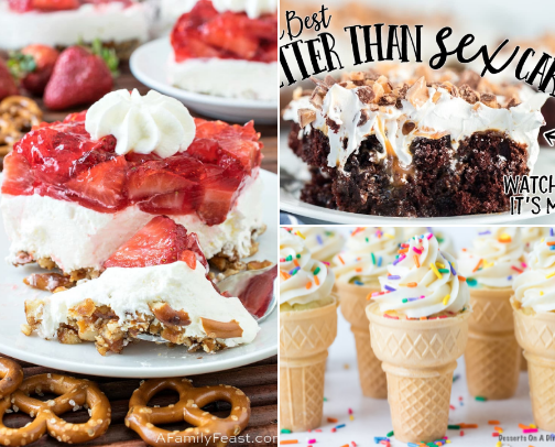 Easy Desserts To Make cover photo collage