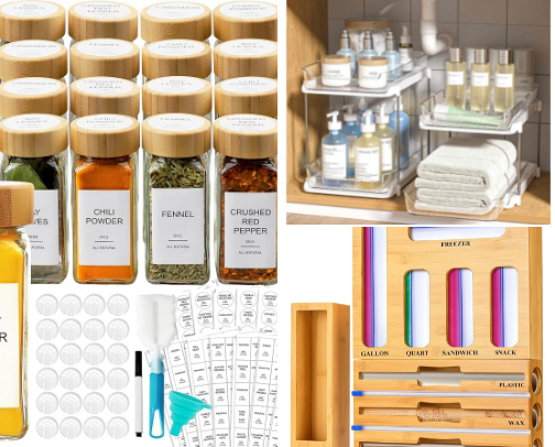 Home Organization on a Budget cover photo collage