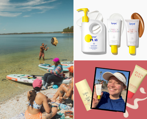 🏝️ beach essential 🌊 cover photo collage