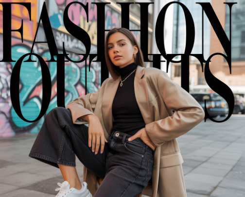 Fashion outfid cover photo collage