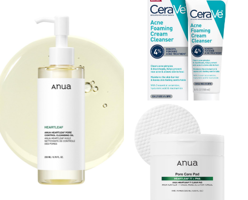 Glowy, Poreless Skin Routine cover photo collage
