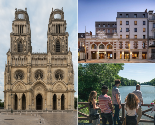 Orleans, France: My Walks, Views, Art, and Places to Stay cover photo collage