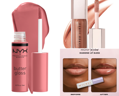 Obsession with lip gloss! cover photo collage