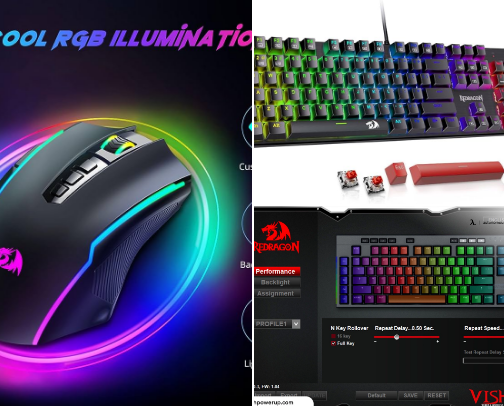 Redragon 🎮 cover photo collage