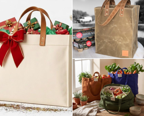 Handmade Tote Bags I Actually Bring to the Farmers Market Every Saturday cover photo collage