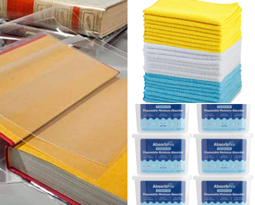 Book Care Essentials for Vintage Books cover photo collage