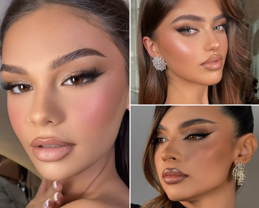 makeup looks ✨️ cover photo collage