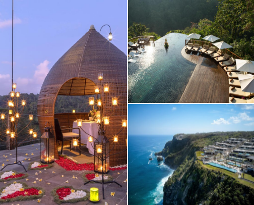 Most Aesthetic Bali Resorts & Cafes | Tropical Travel Guide cover photo collage