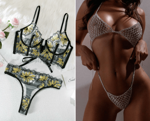 Lingerie cover photo collage