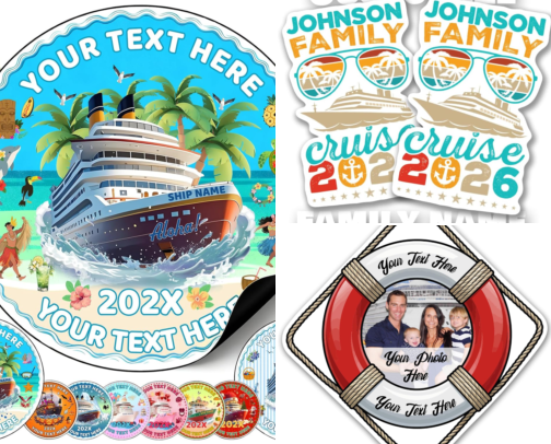 Cruise Door Magnets 🚢 cover photo collage