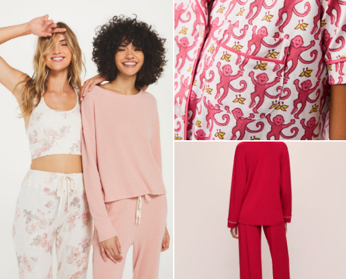 the best loungewear & pajamas cover photo collage