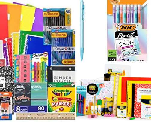 SCHOOL SUPPLIES! cover photo collage