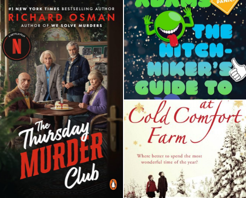 Proof Hilarious Comedy Novels & Books to Brighten Your Day cover photo collage