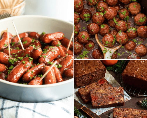 My Christmas food traditions cover photo collage