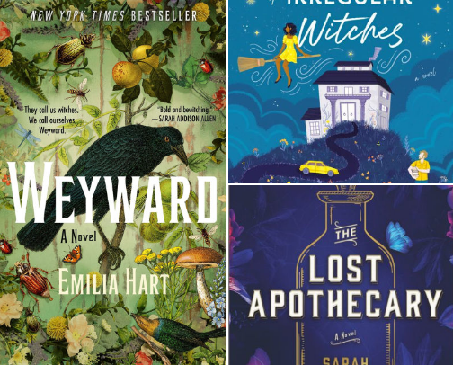 Fall Into Frights & Cozy Nights Reading List cover photo collage