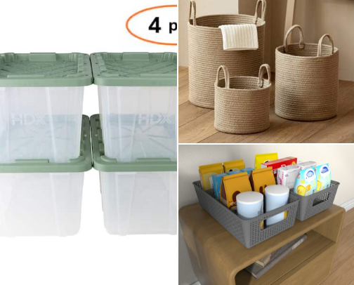 Organizing Products That Actually Help You Stay Tidy cover photo collage