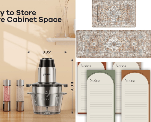 Kitchen Essentials 👩🏼‍🍳 cover photo collage