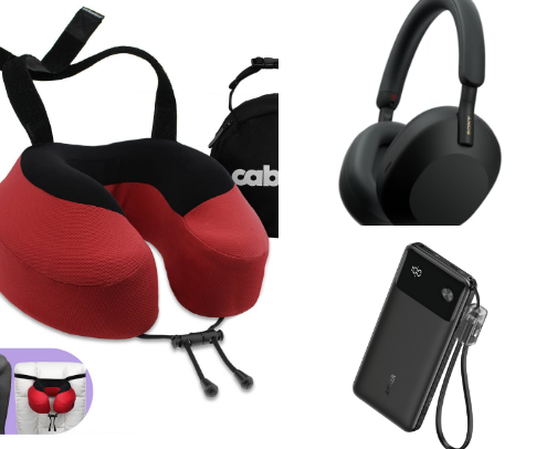 🛫 Top Reco Carry-On Must-Haves for Long Flights cover photo collage