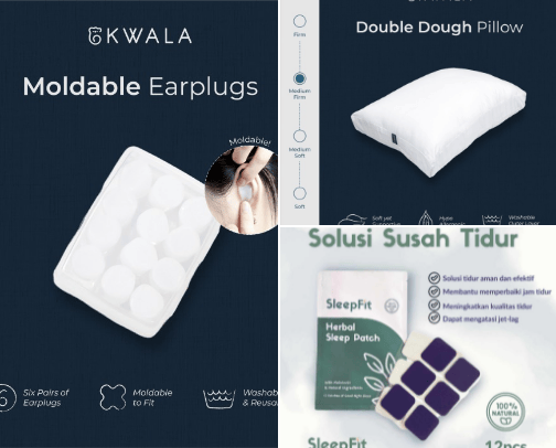 Peralatan tidur nyenyak 😴 cover photo collage