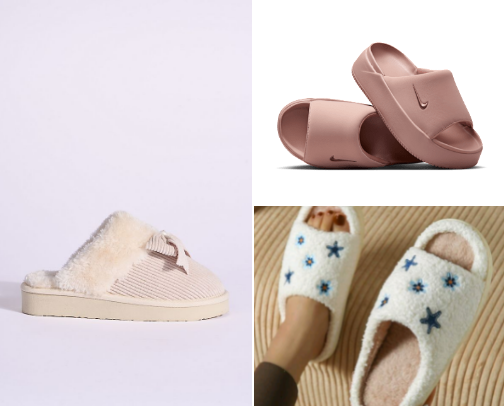 Comfy affordable slippers cover photo collage