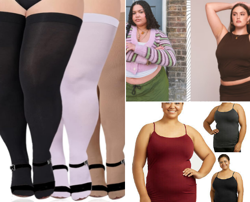 Plus Size Fashion - 2x and ABOVE to 7x cover photo collage