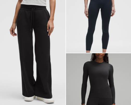 lululemon staples i CAN’T live without cover photo collage