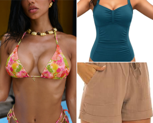 Tropical Vacation Must Haves! cover photo collage