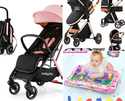 Pink baby thing's if I didn't already have the things <3 and a few things i actually use :) cover photo collage