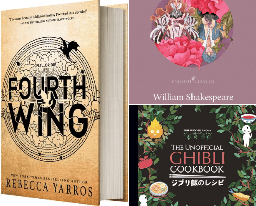 A Collection of Books: Classics, Fantasy, Kids, Romance 🎒 cover photo collage