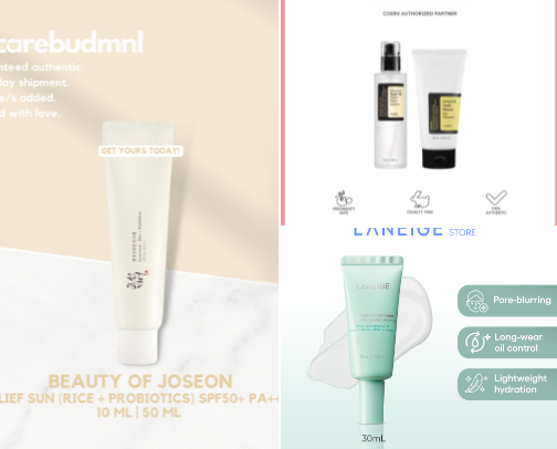 Clean Girl Makeup & Dewy Skincare Finds cover photo collage