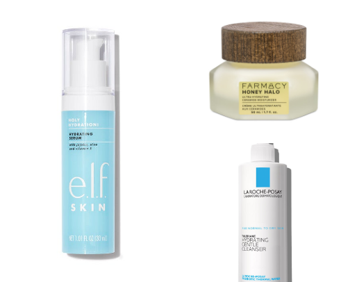 Winter Skincare Products cover photo collage