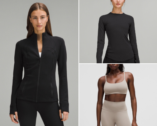 Favorite lululemon items cover photo collage