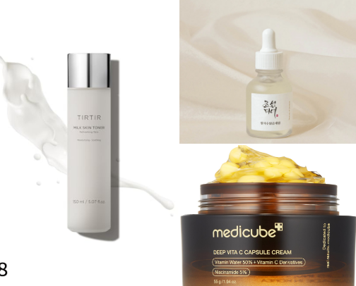 Korean skincare for normal and acne prone skin cover photo collage