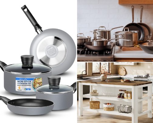 Kitchen Finds cover photo collage